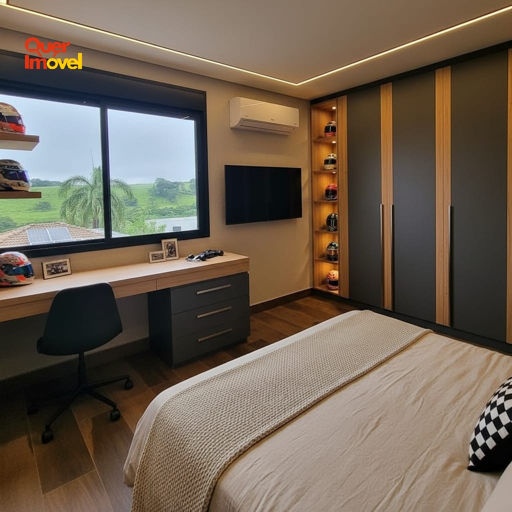 Oportunidade única: Casa de alto padrão em condomínio à venda em Ribeirão Preto-SP no Residencial E Empresarial Alphaville! 4 quartos, 4 suítes, 2 salas, 7 banheiros, 6 vagas de garagem, 421m². Quer…