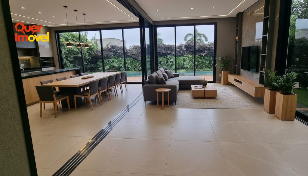 Oportunidade única: Casa de alto padrão em condomínio à venda em Ribeirão Preto-SP no Residencial E Empresarial Alphaville! 4 quartos, 4 suítes, 2 salas, 7 banheiros, 6 vagas de garagem, 421m². Quer…