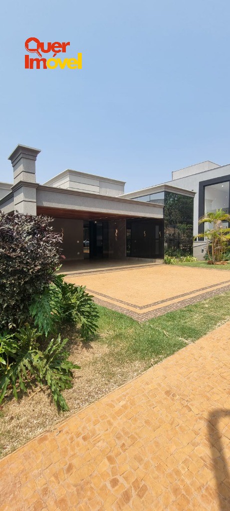 Oportunidade única: Casa de alto padrão em condomínio à venda em Ribeirão Preto-SP no Residencial E Empresarial Alphaville! 4 quartos, 4 suítes, 2 salas, 7 banheiros, 6 vagas de garagem, 421m². Quer…