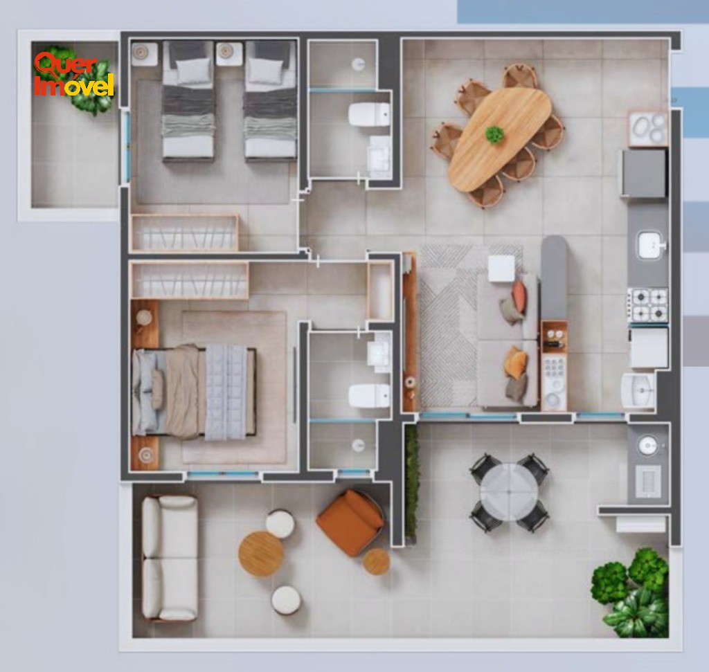 Apartamento, 2 quartos, 80 m² - Foto 5
