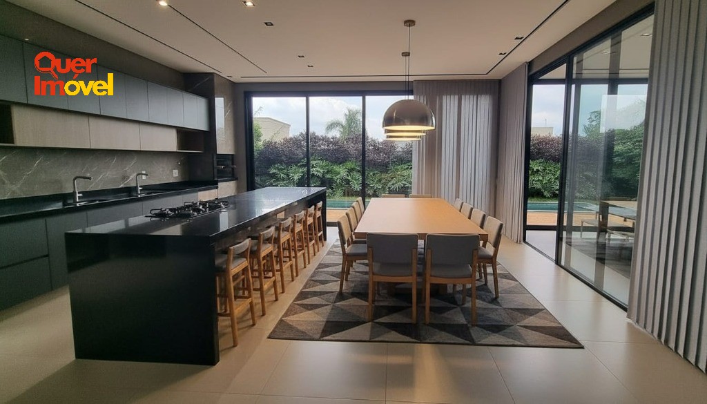 Oportunidade única: Casa de alto padrão em condomínio à venda em Ribeirão Preto-SP no Residencial E Empresarial Alphaville! 4 quartos, 4 suítes, 2 salas, 7 banheiros, 6 vagas de garagem, 421m². Quer…