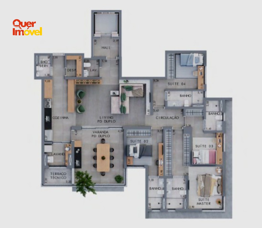 Apartamento, 4 quartos, 179 m² - Foto 8