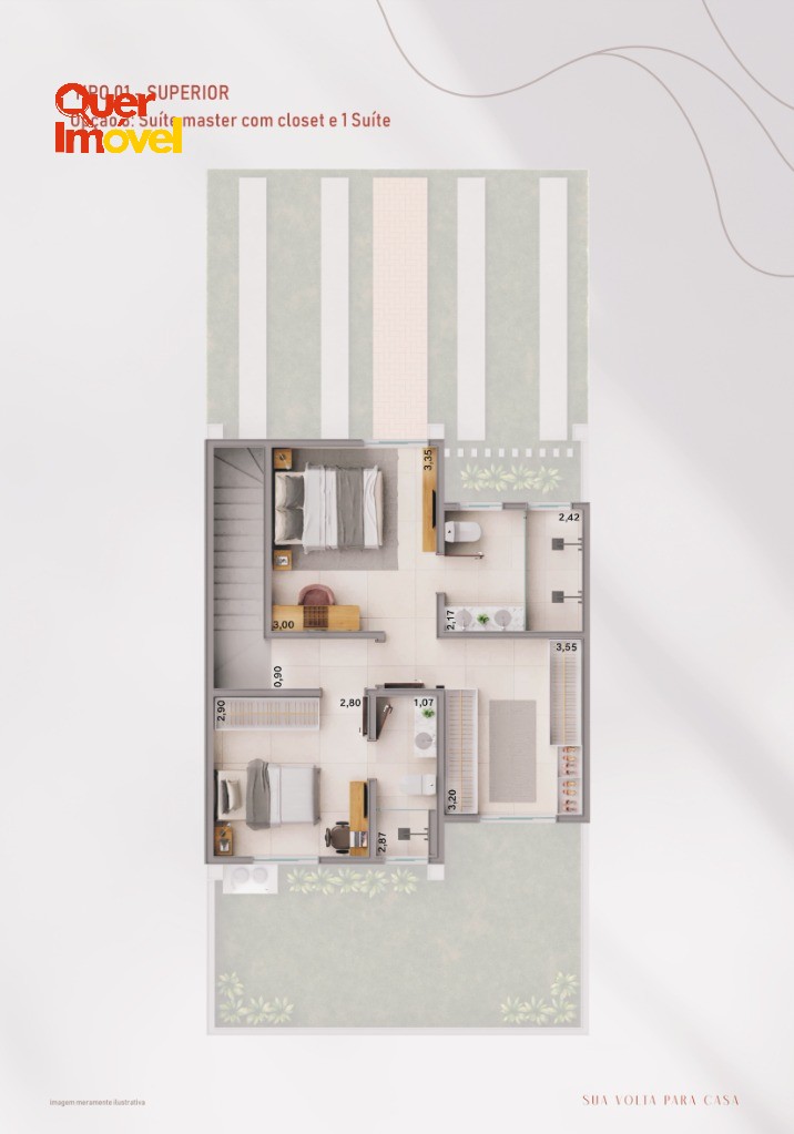 Casa de Condomínio, 2 quartos - Foto 7
