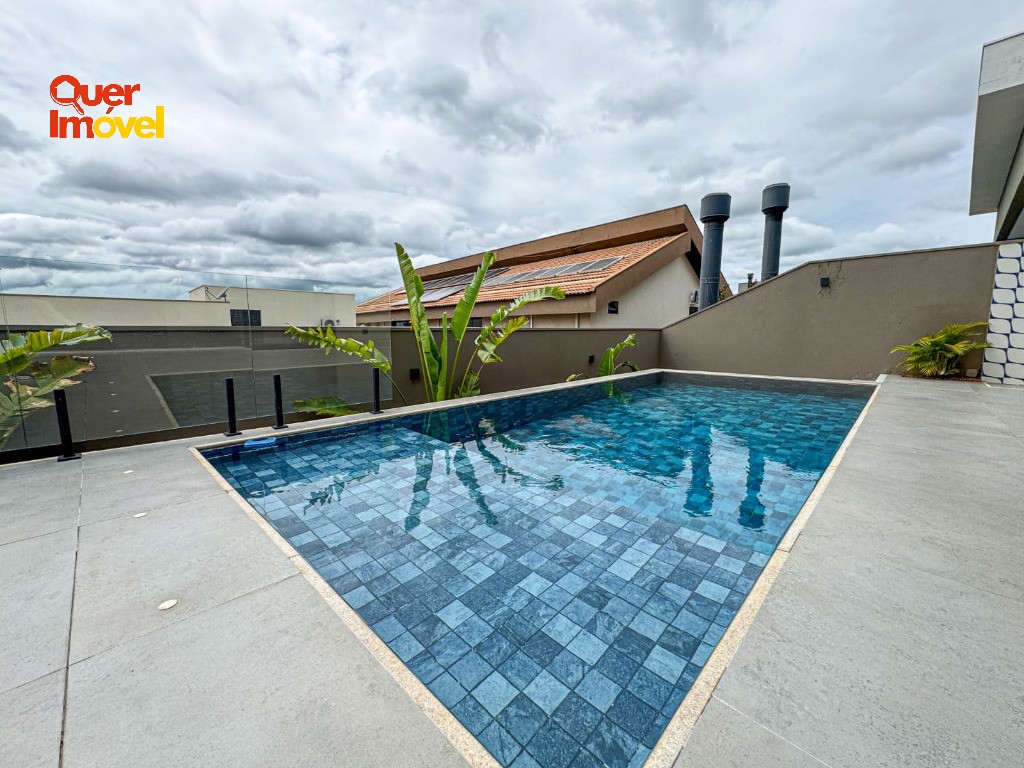 Casa Alto Padrão à Venda no Terras de Florença 3 Suítes, Piscina Aquecida, Escritório e Área Gourmet em Ribeirão Preto