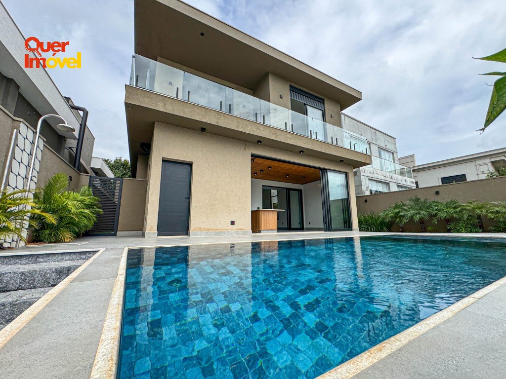 Casa Alto Padrão à Venda no Terras de Florença 3 Suítes, Piscina Aquecida, Escritório e Área Gourmet em Ribeirão Preto
