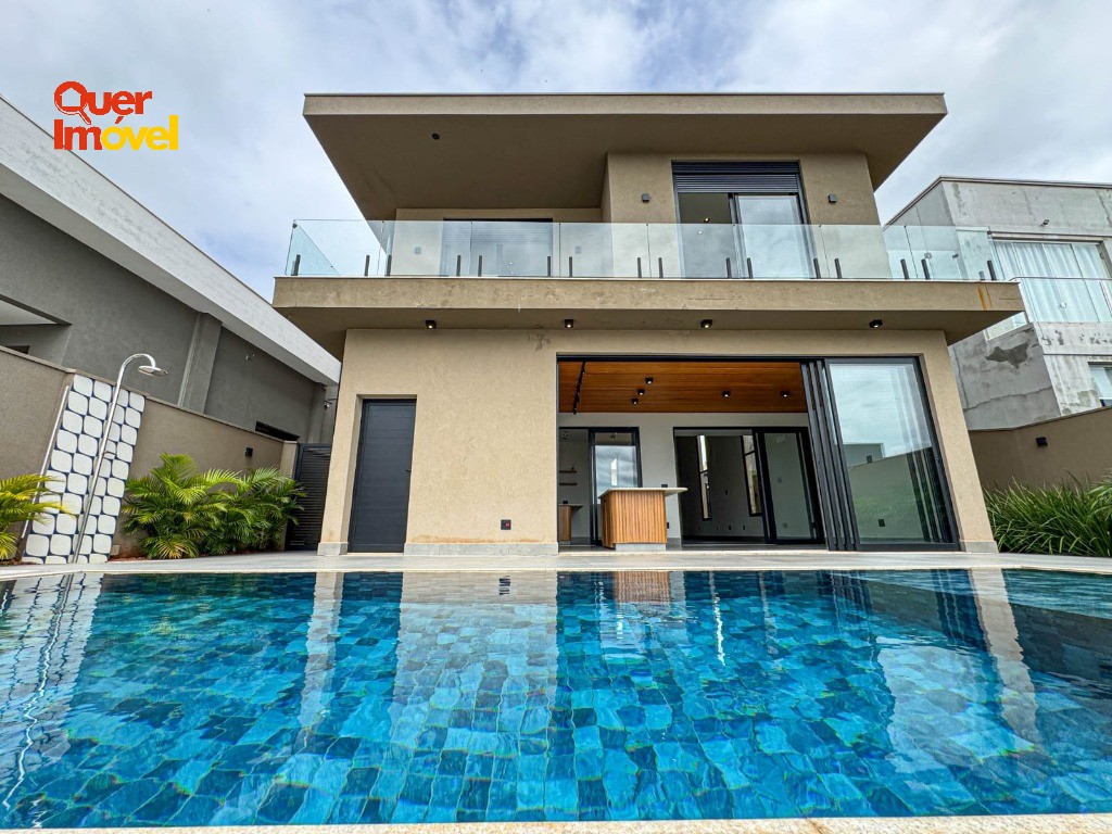 Casa Alto Padrão à Venda no Terras de Florença 3 Suítes, Piscina Aquecida, Escritório e Área Gourmet em Ribeirão Preto