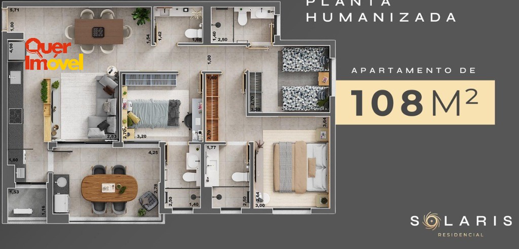 Apartamento, 3 quartos, 108 m² - Foto 5