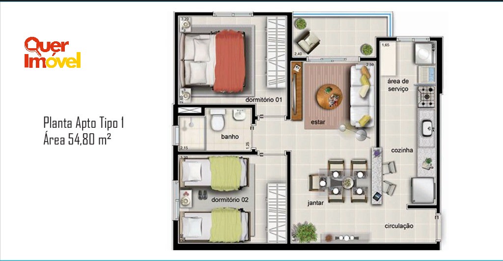 Apartamento à venda em ribeirão preto-sp, parque são sebasti
