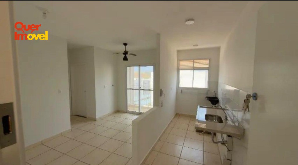 Apartamento à venda em Ribeirão Preto-SP, 2 quartos, 1 sala, 1 banheiro, 1 vaga de garagem. 50,00 m². Bonfim Paulista. Quer Imóvel Negócios Imobiliários!
