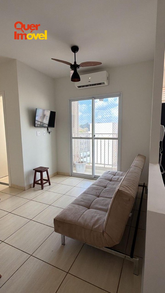 Apartamento à venda em Ribeirão Preto-SP, 2 quartos, 1 sala, 1 banheiro, 1 vaga de garagem. 50,00 m². Bonfim Paulista. Quer Imóvel Negócios Imobiliários!