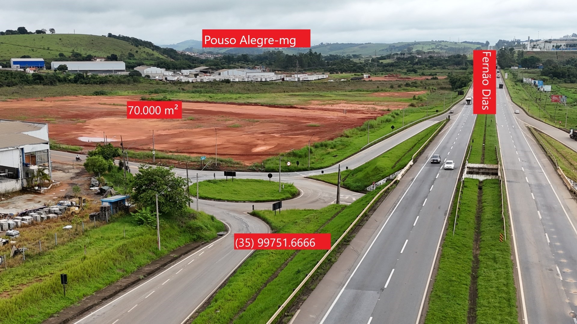 Area comercial em pouso alegre - mg, distrito industrial (cd