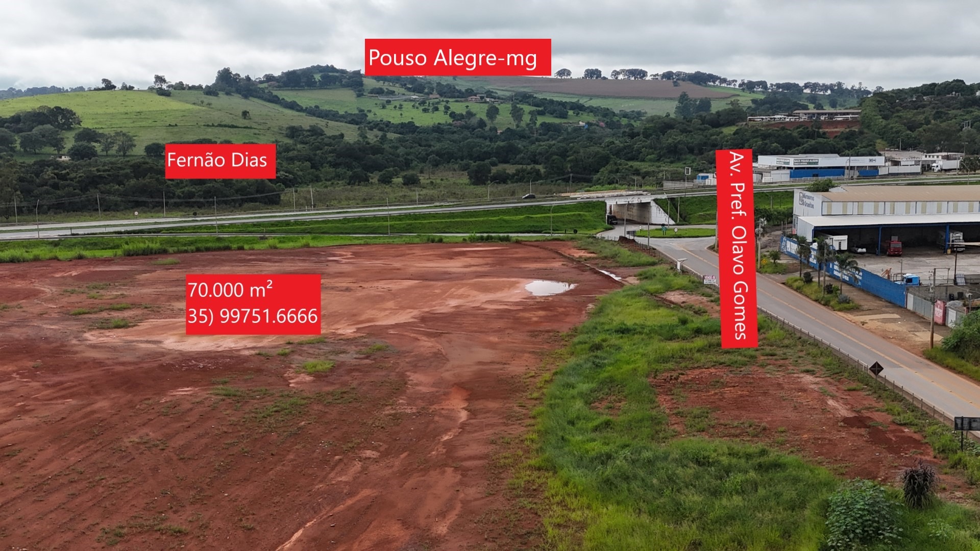 Area comercial em pouso alegre - mg, distrito industrial (cd