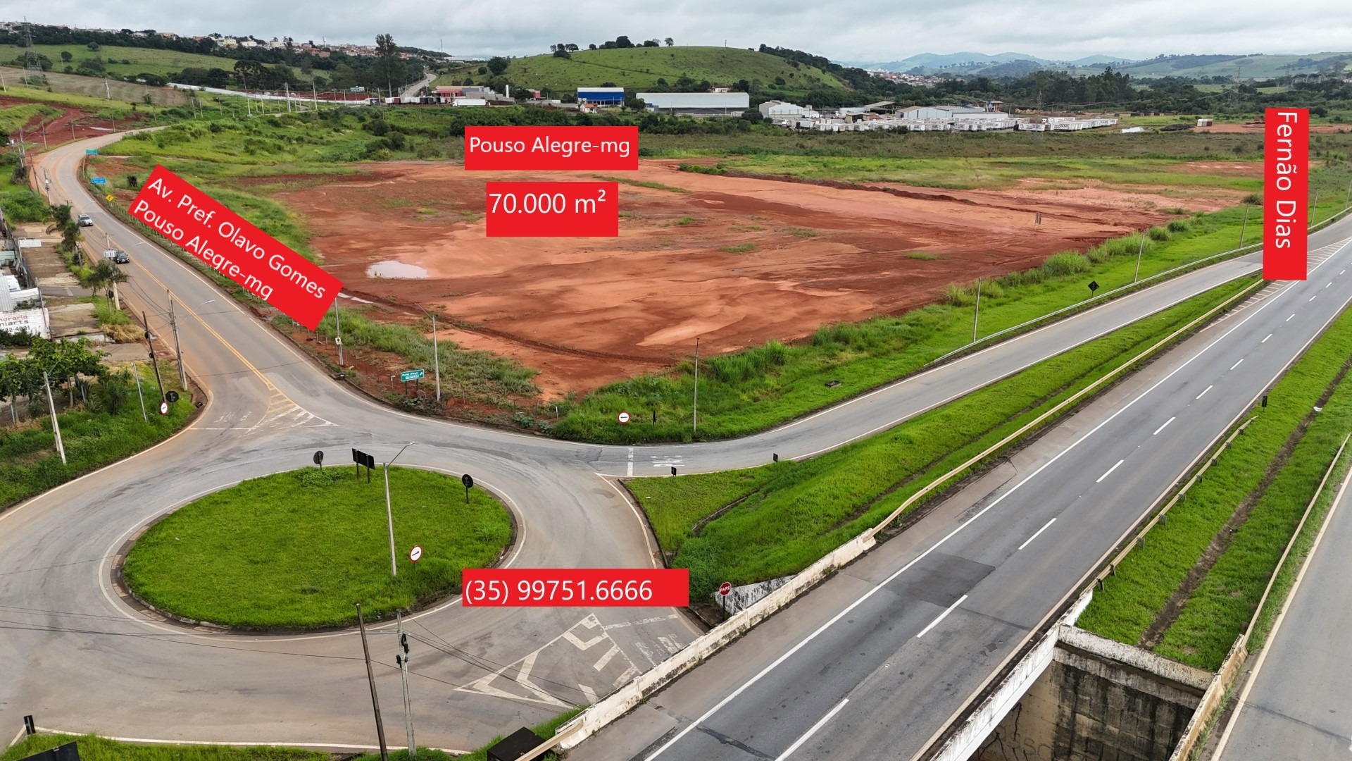 Area comercial em pouso alegre - mg, distrito industrial (cd