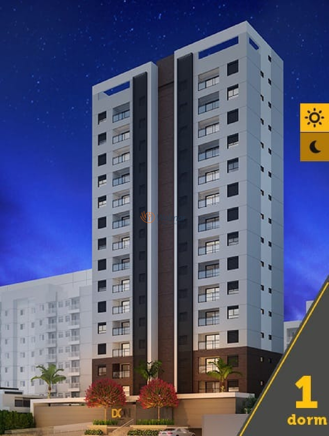 Apartamento, 1 quarto, 48 m² - Foto 1