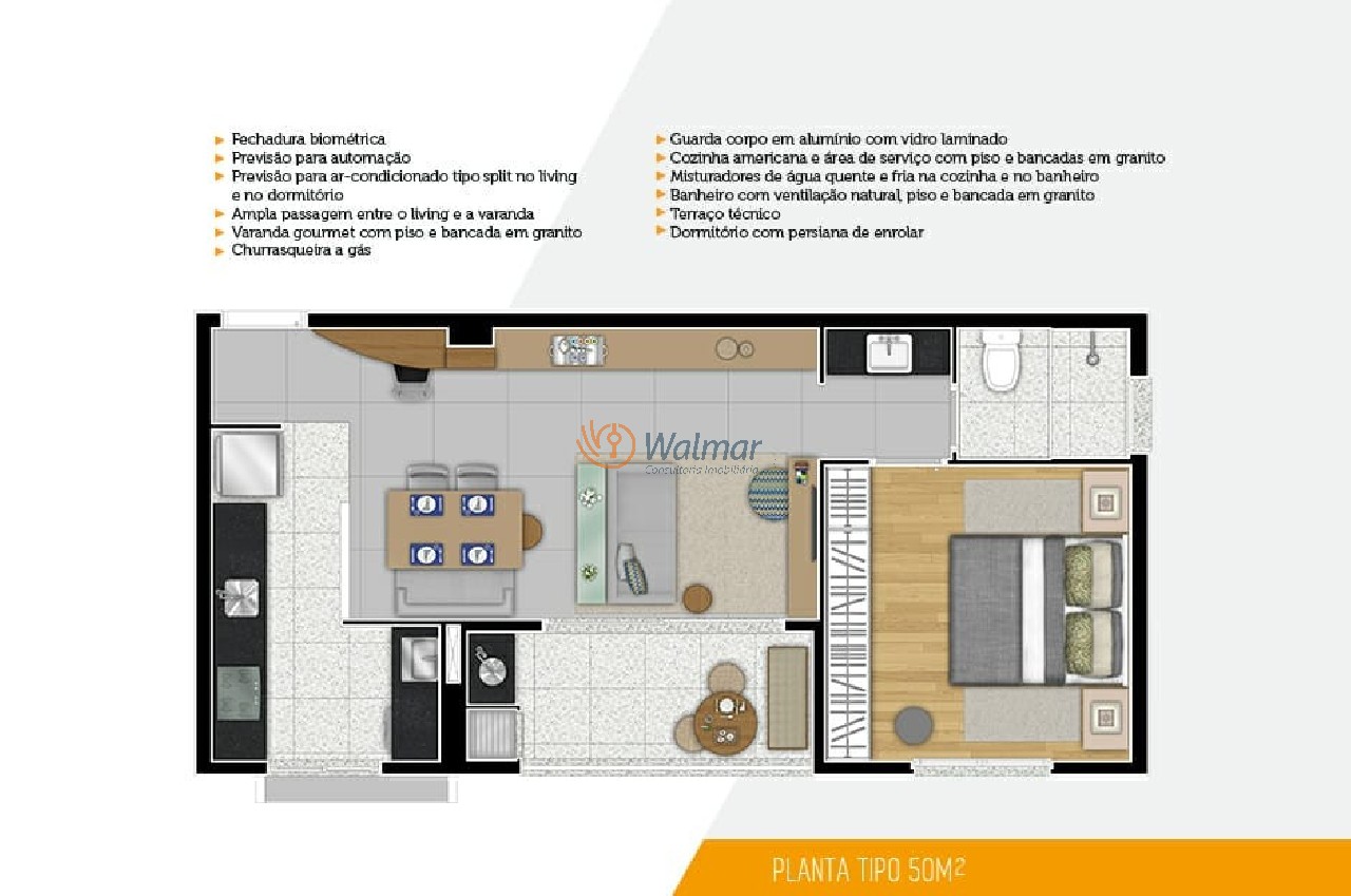 Apartamento, 1 quarto, 48 m² - Foto 14