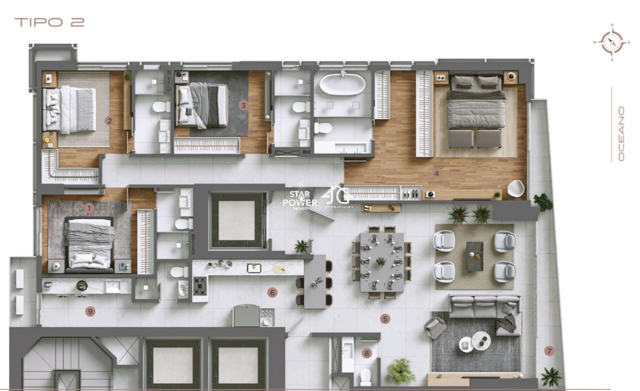 Apartamento, 4 quartos, 200 m² - Foto 25