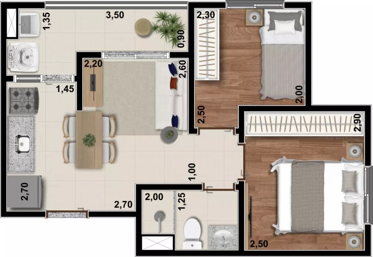 Apartamento, 1 quarto, 24 m² - Foto 21