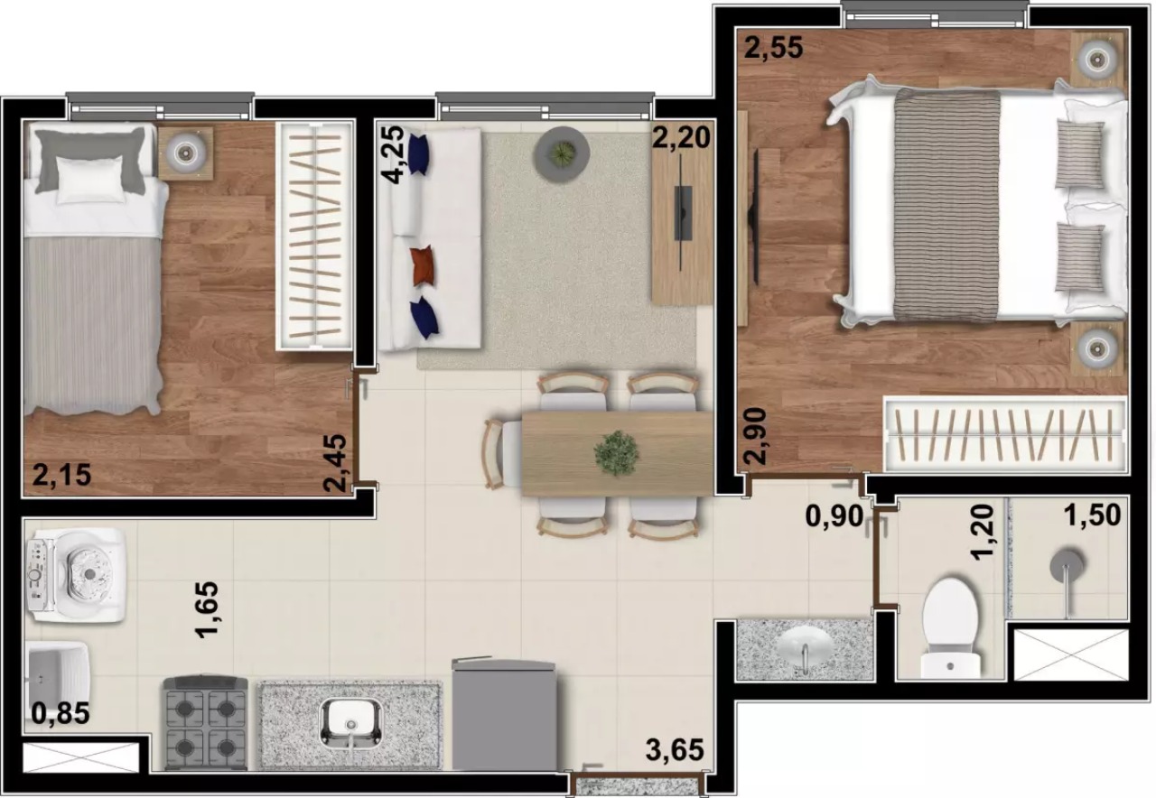Apartamento, 1 quarto, 24 m² - Foto 20