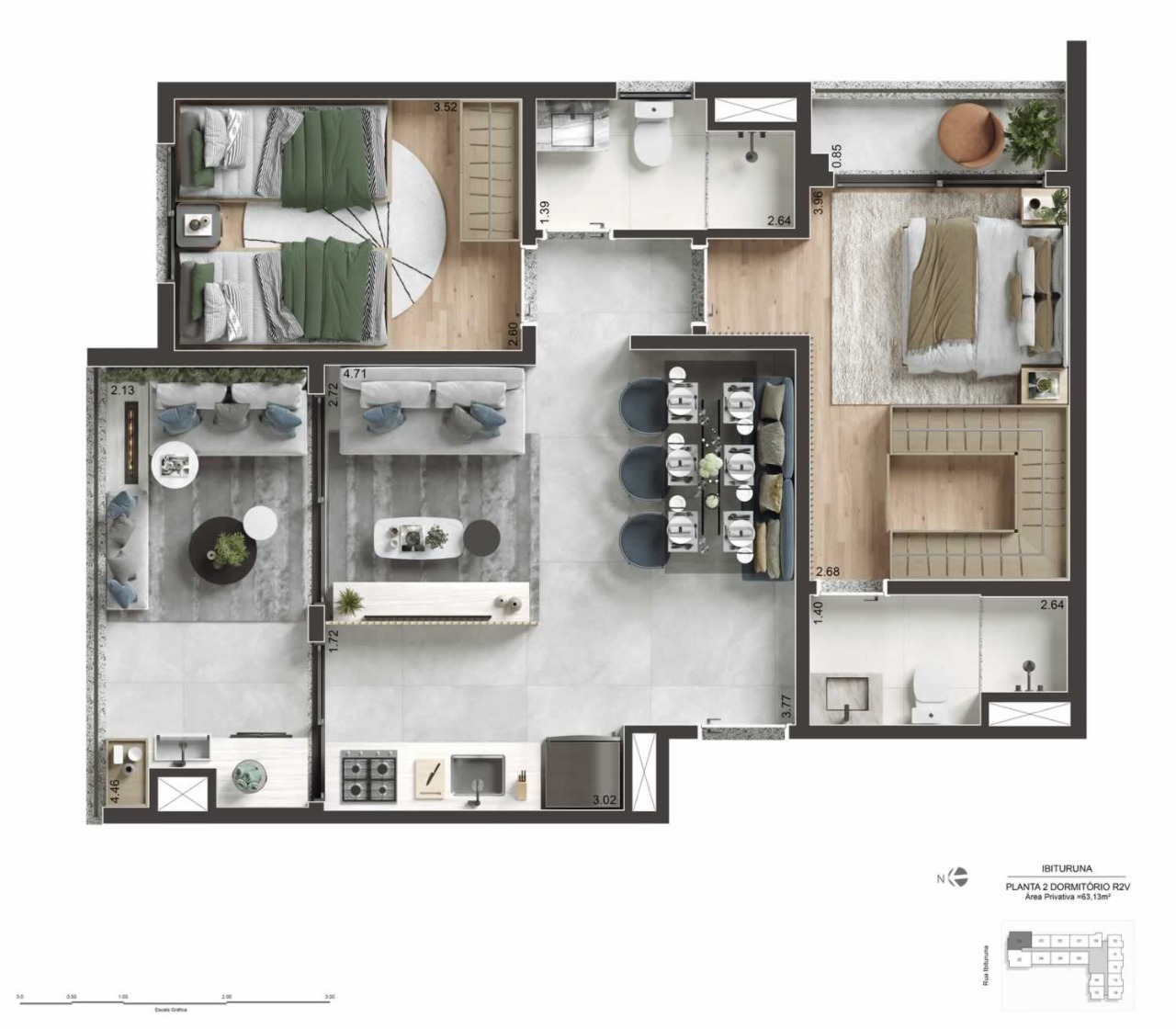 Apartamento, 1 quarto, 28 m² - Foto 24