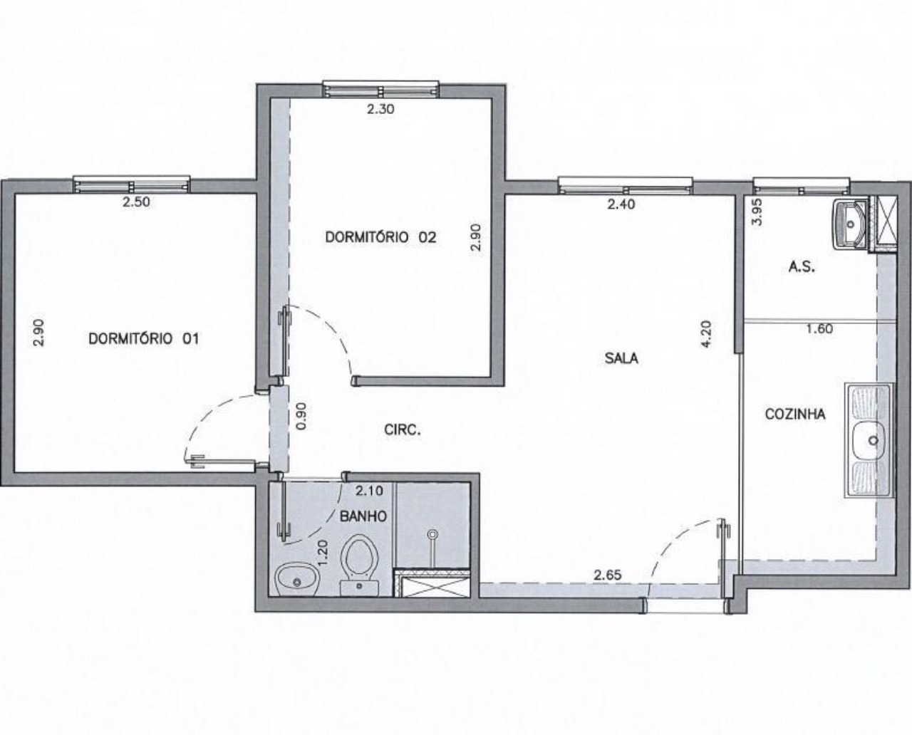 Apartamento, 2 quartos, 40 m² - Foto 29