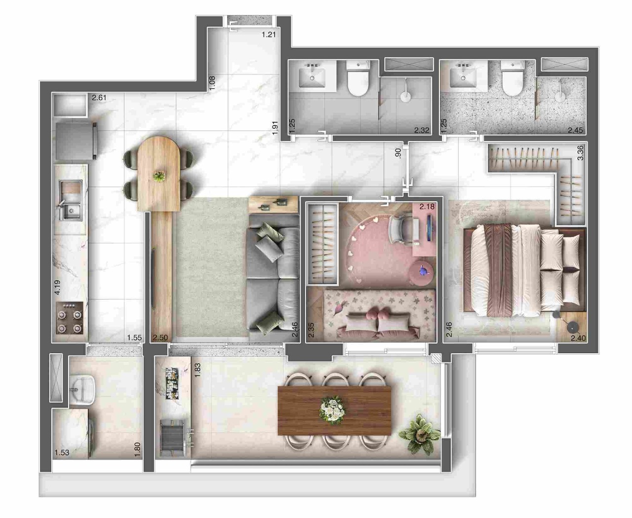 Apartamento, 1 quarto, 24 m² - Foto 13