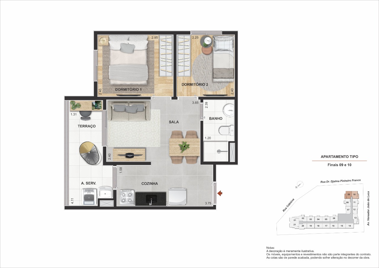 Apartamento, 2 quartos, 46 m² - Foto 26
