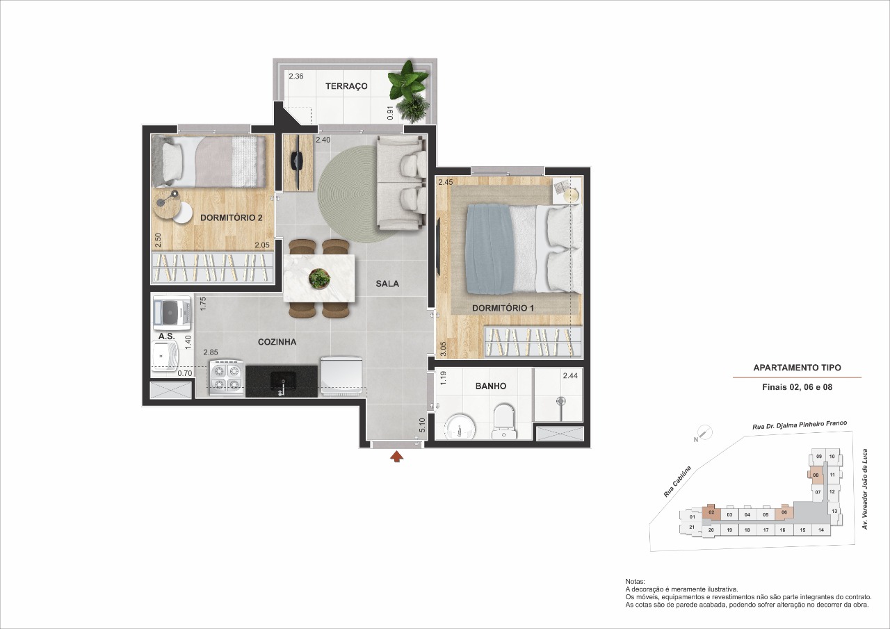 Apartamento, 2 quartos, 46 m² - Foto 25