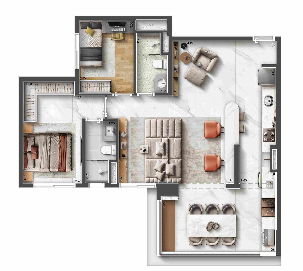 Apartamento, 1 quarto, 24 m² - Foto 14