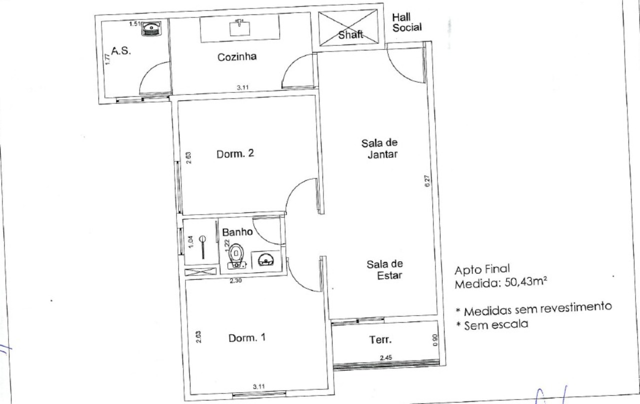Apartamento, 2 quartos, 50 m² - Foto 35