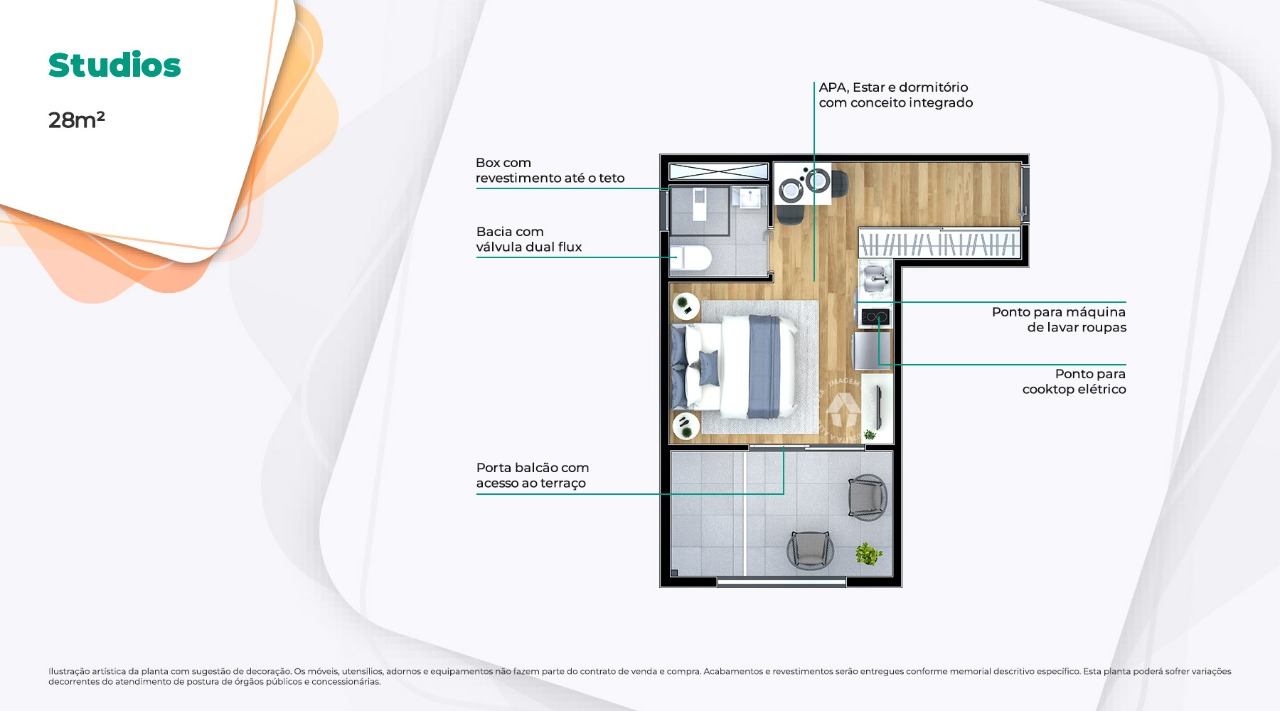 Apartamento, 1 quarto, 28 m² - Foto 20