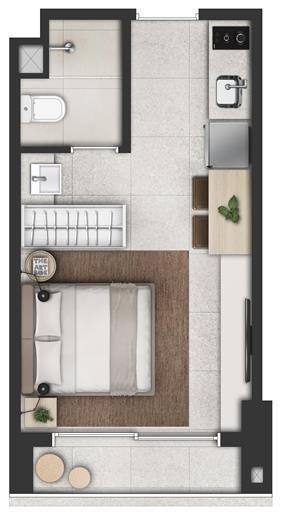 Apartamento, 1 quarto, 22 m² - Foto 19