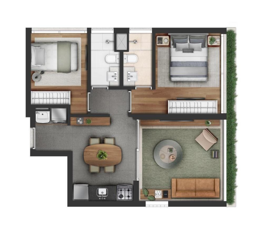 Apartamento, 1 quarto, 22 m² - Foto 21