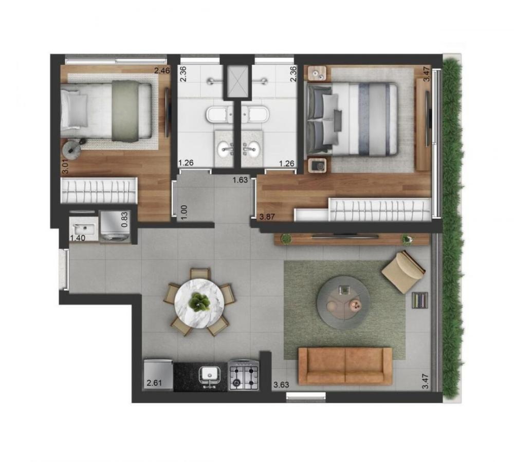 Apartamento, 1 quarto, 22 m² - Foto 22