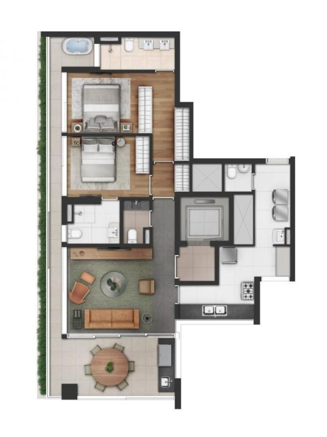 Apartamento, 1 quarto, 22 m² - Foto 23