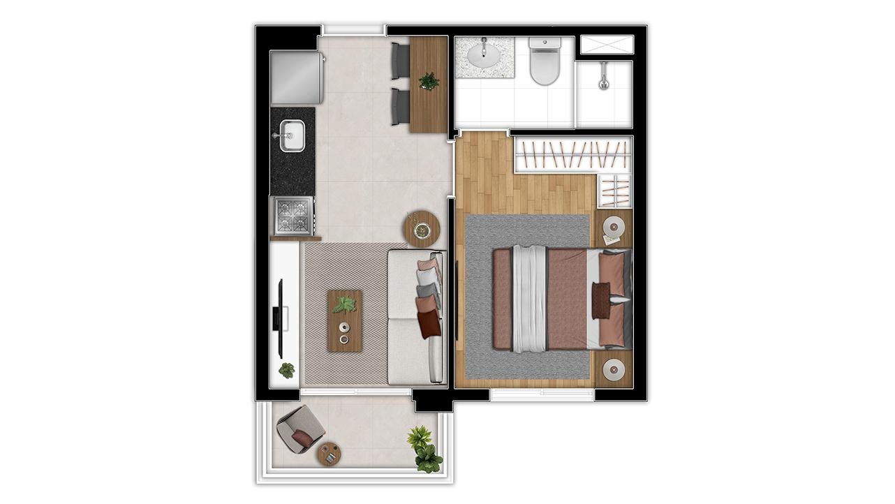 Apartamento, 2 quartos, 52 m² - Foto 15