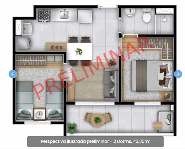 Apartamento, 2 quartos, 33 m² - Foto 22