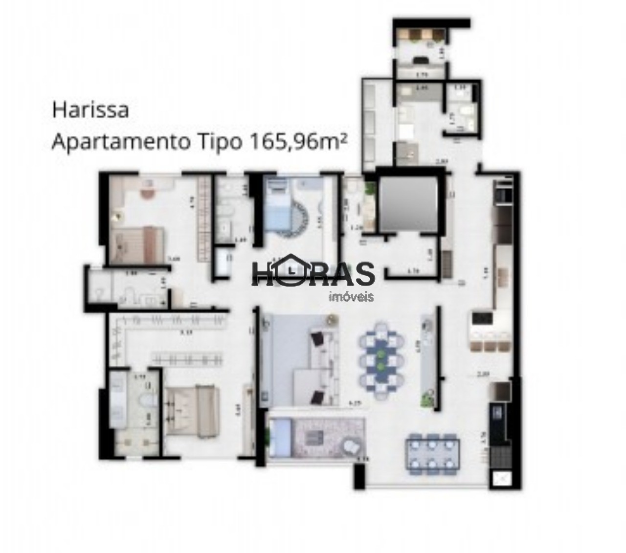Apartamento, 3 quartos, 165 m² - Foto 3