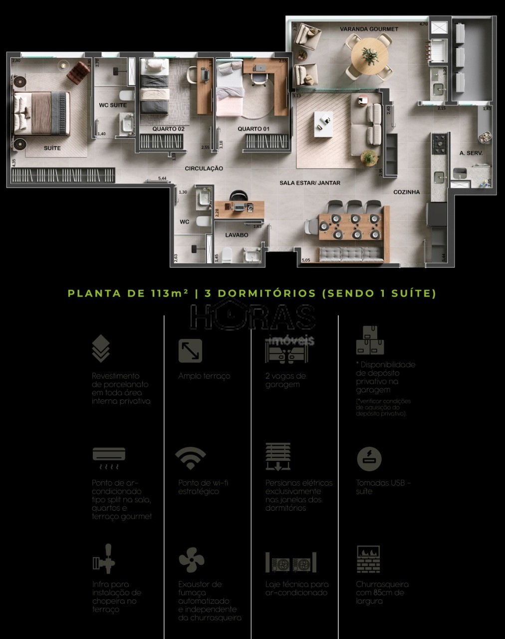 Apartamento, 3 quartos, 113 m² - Foto 26
