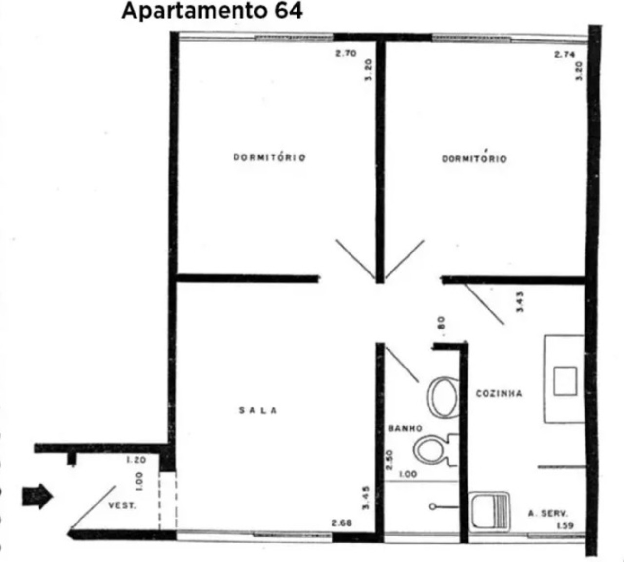 Apartamento, 2 quartos, 44 m² - Foto 15