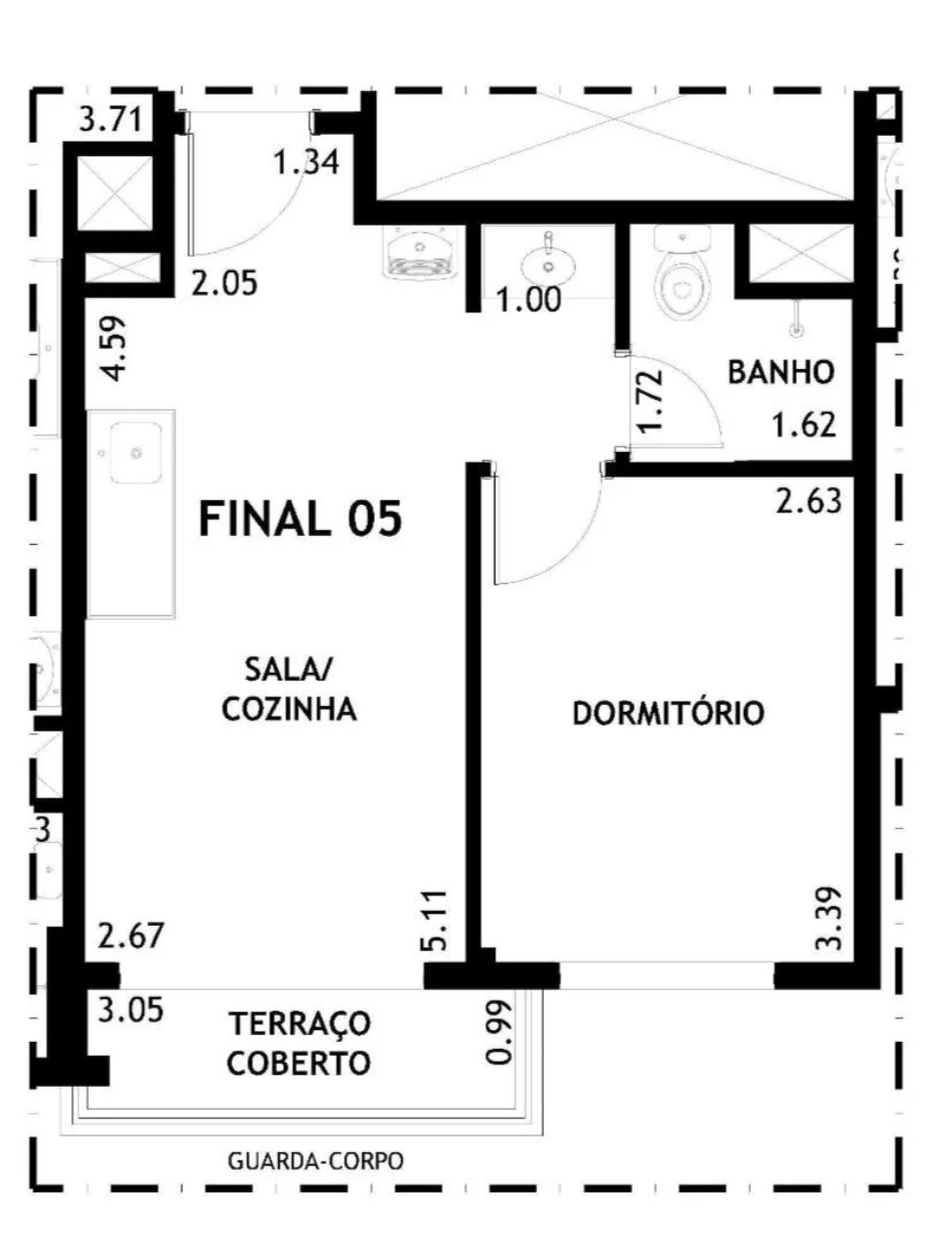 Kitnet-Studio, 31 m² - Foto 31