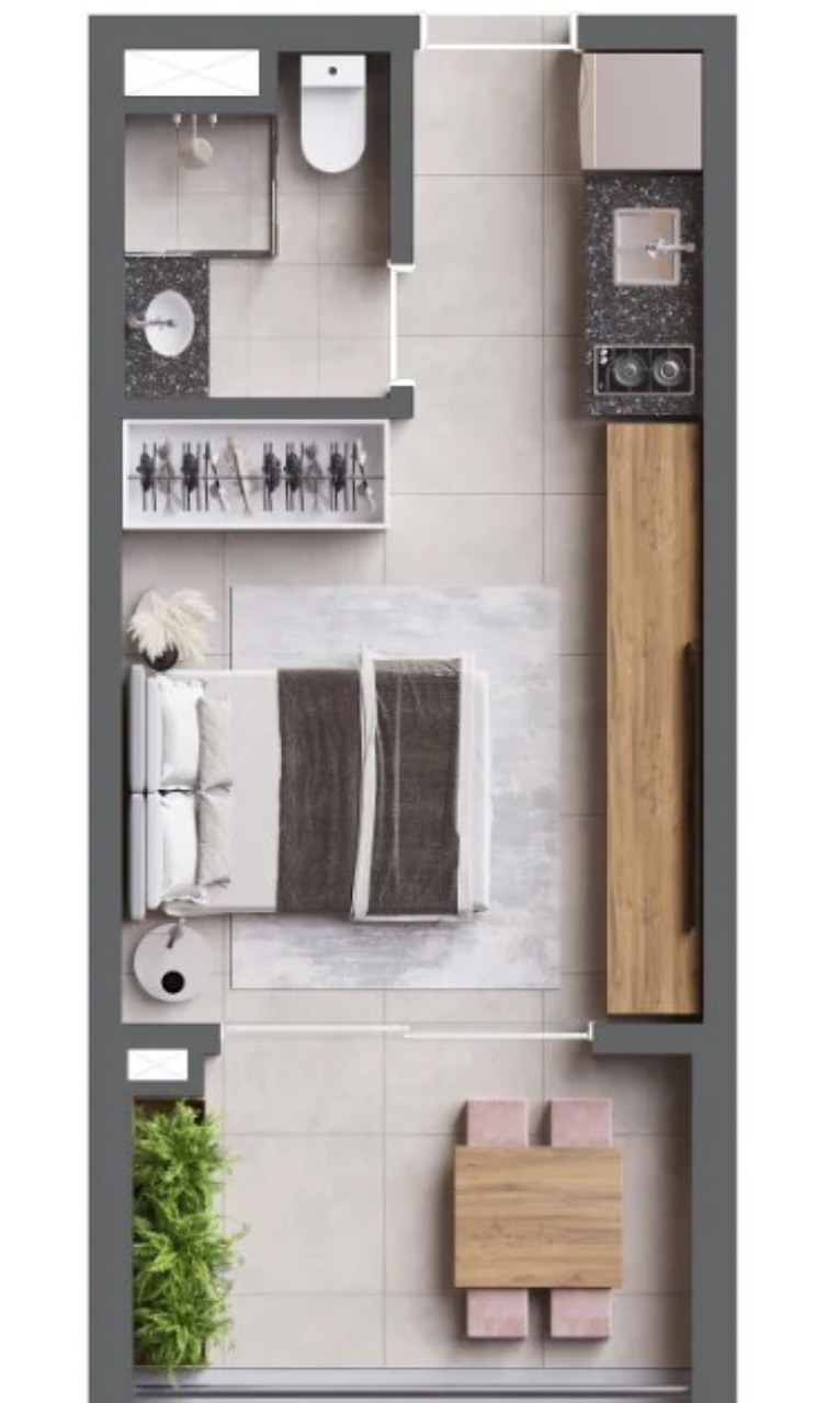 Kitnet-Studio, 26 m² - Foto 10