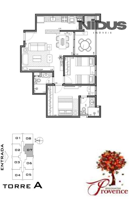 Apartamento, 2 quartos, 63 m² - Foto 2
