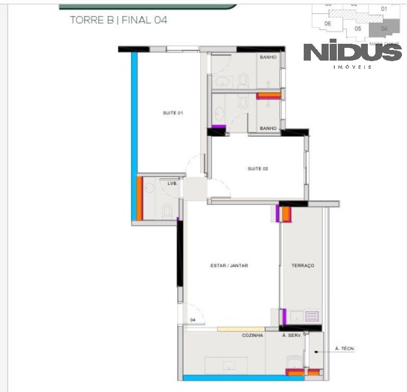 Apartamento, 2 quartos, 80 m² - Foto 17