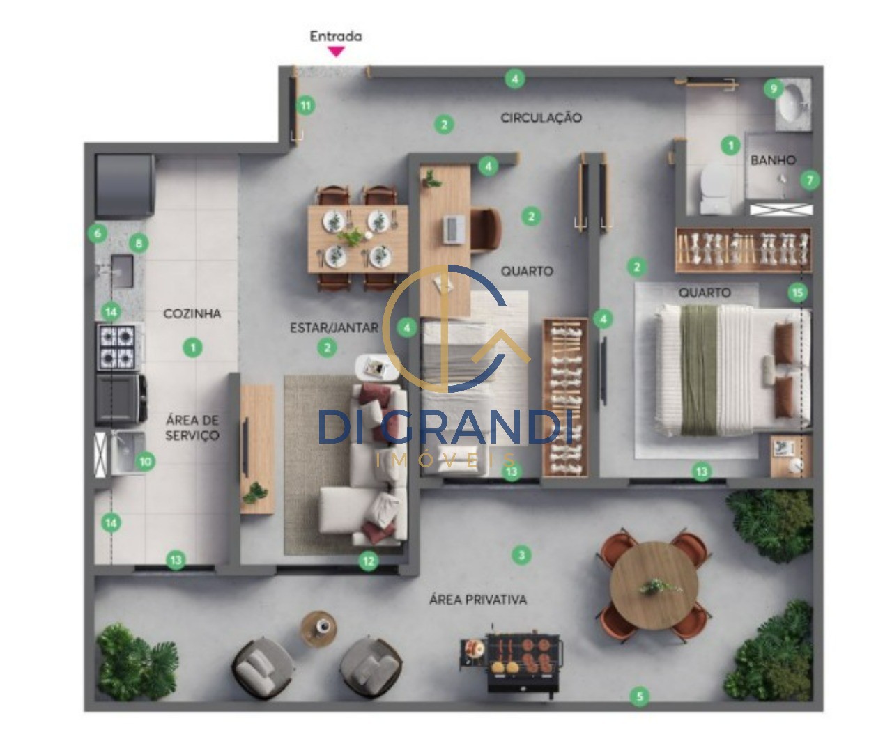 Apartamento, 2 quartos, 41 m² - Foto 10