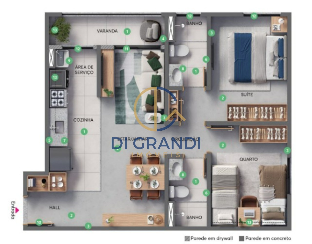 Apartamento, 2 quartos, 41 m² - Foto 6