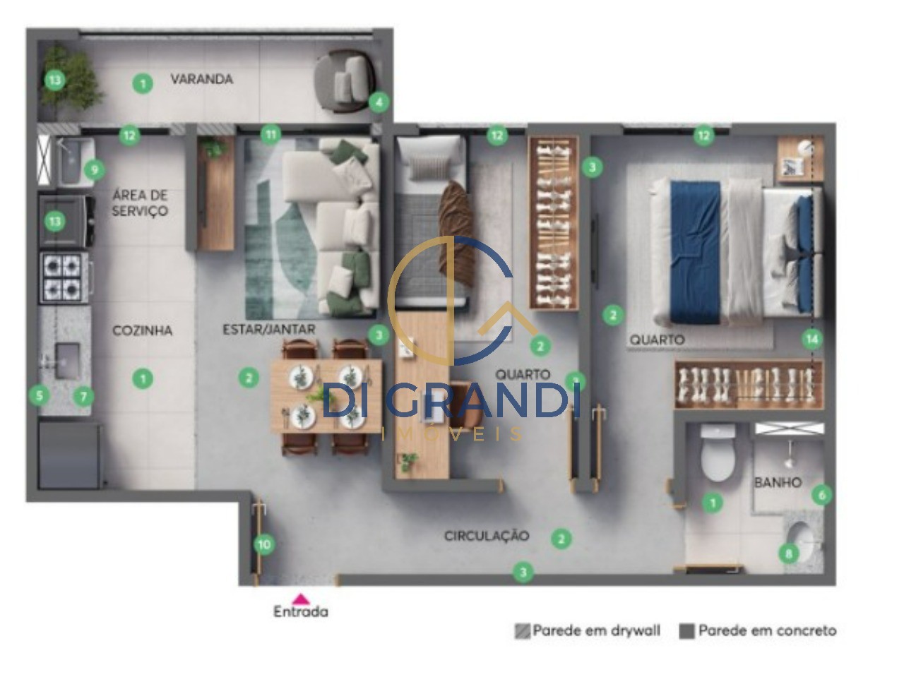 Apartamento, 2 quartos, 41 m² - Foto 8