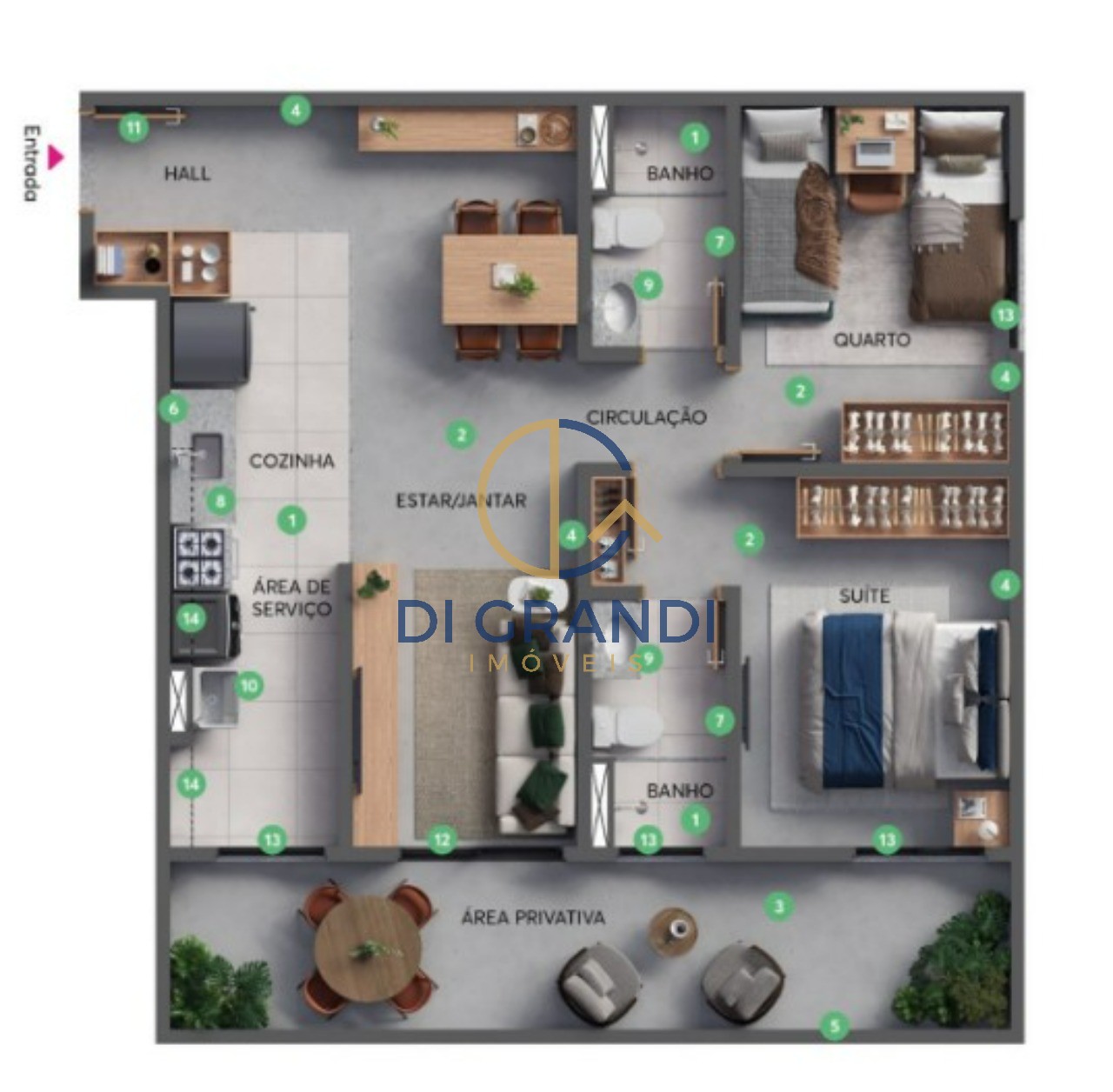 Apartamento, 2 quartos, 41 m² - Foto 9