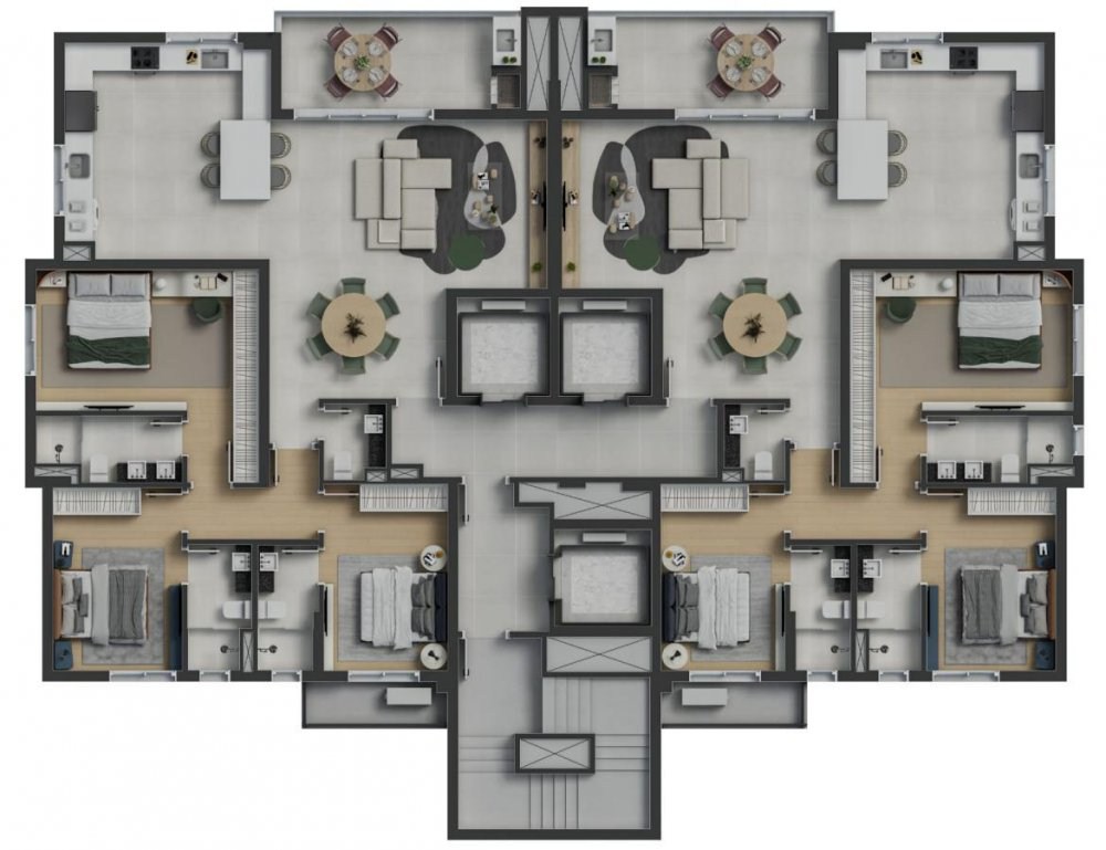 Apartamento à venda em Itajaí-SC, bairro Fazenda, 2 quartos, 2 suítes, 2 salas, 3 banheiros, 1 vaga, 86m². Venha conferir!
