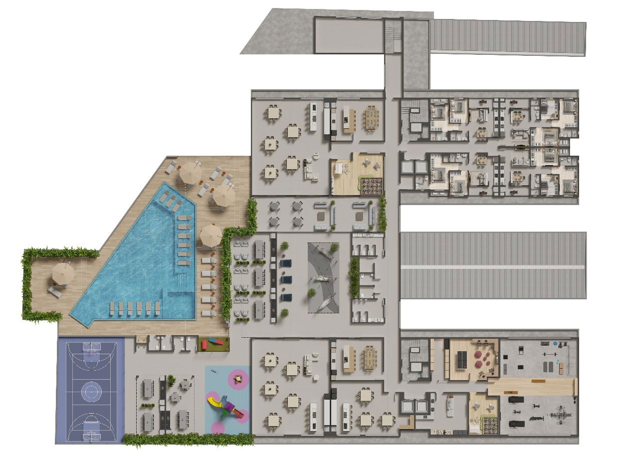 Apartamento à venda em Itajaí-SC, Cordeiros: 3 quartos, 1 suíte, 2 salas, 1 vaga, 77,93 m² de área