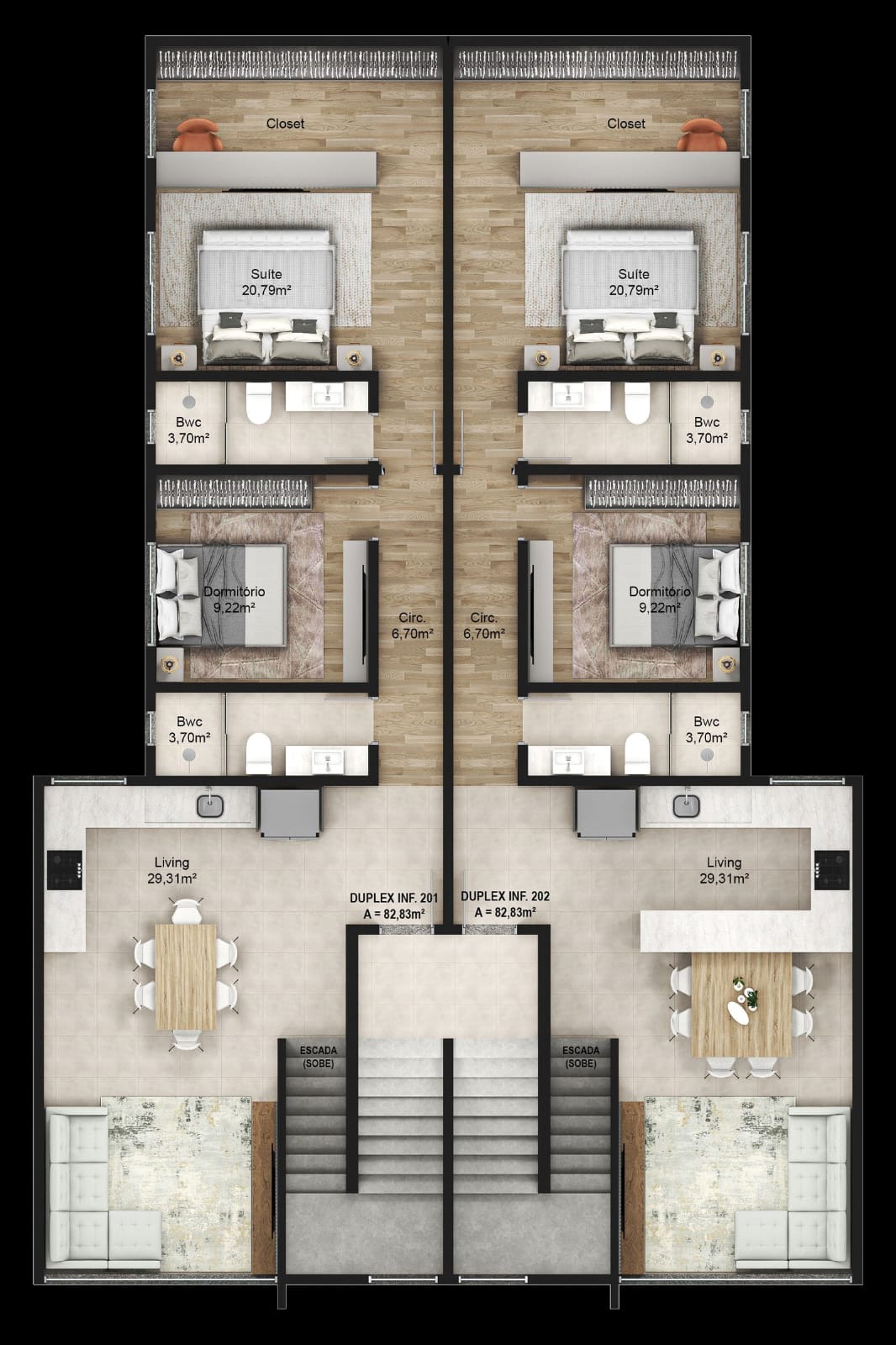 Apartamento à venda em Itajaí-SC, bairro Fazenda: 2 quartos, 1 suíte, 2 salas, 1 vaga e 91,25m² de área. Venha conferir!